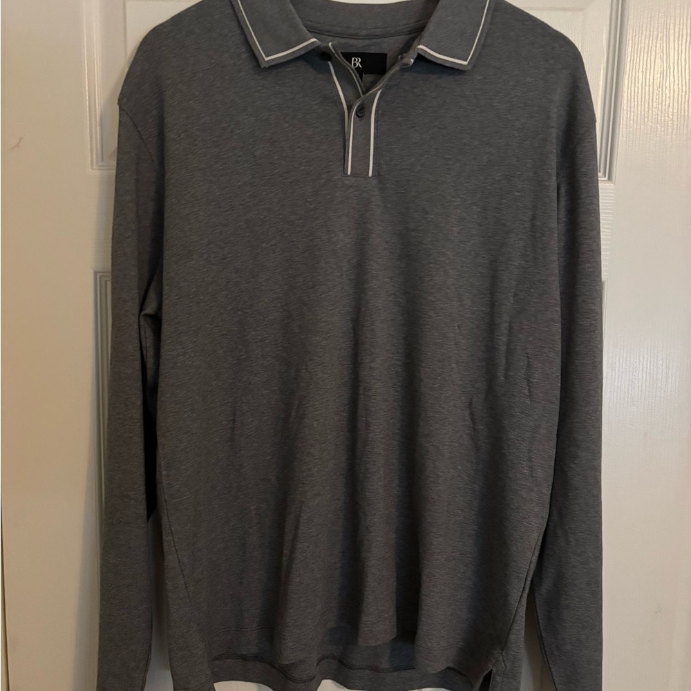 Banana Republic Charcoal Polo Shirt
